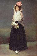 Francisco de Goya Portrat der Comtesse del Carpio oil on canvas